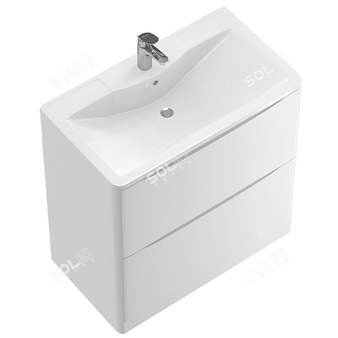 BelBagno Acqua Sink Vanity Combo 3D model image 3