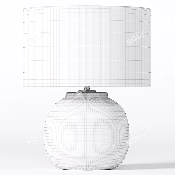 Elegant Seneca Table Lamp 3D model image 3