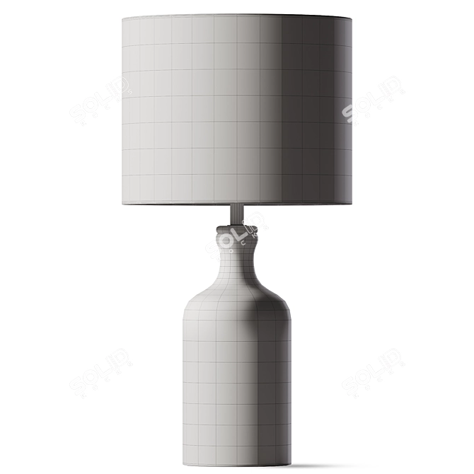  Sand Stable Boone Concrete Lamp 3D model image 2