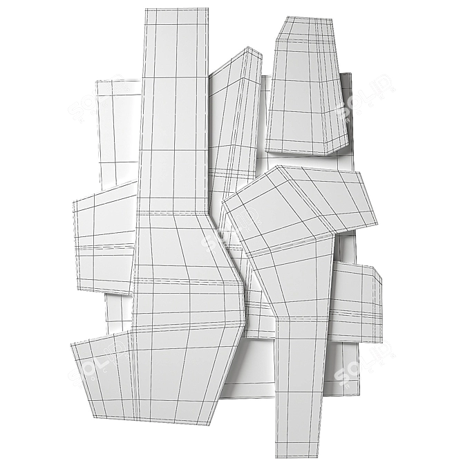 Title: Artisan Clay Dinnerware Set 3D model image 4