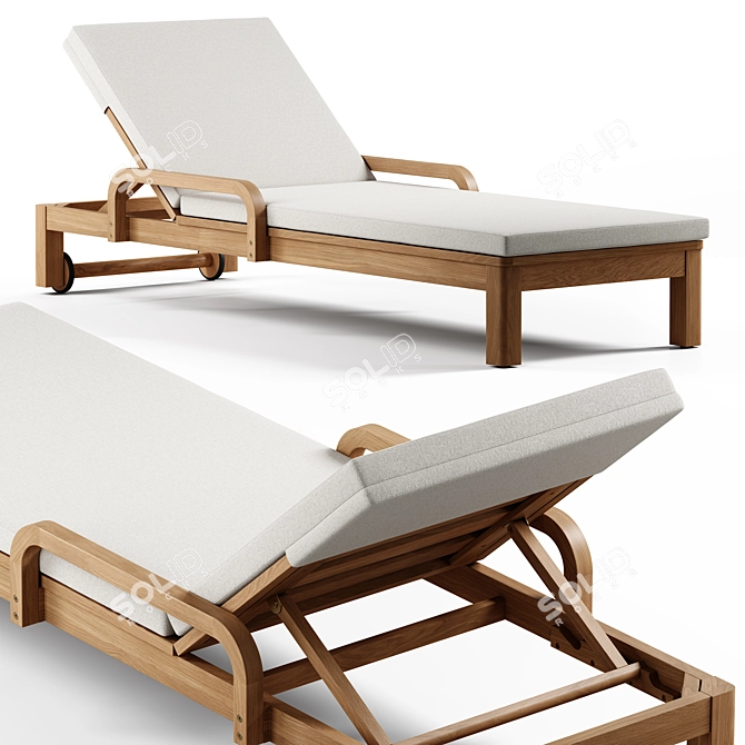 Seamless Textured 3D Furniture Models 3D model image 1