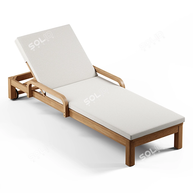 Seamless Textured 3D Furniture Models 3D model image 6