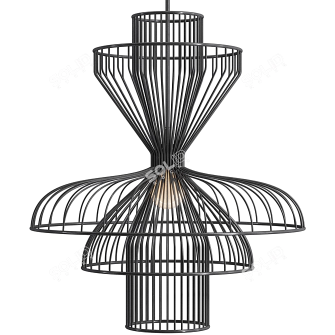  PARACHUTE Pendant Lamp - 3D Model 3D model image 1