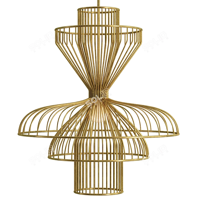  PARACHUTE Pendant Lamp - 3D Model 3D model image 2