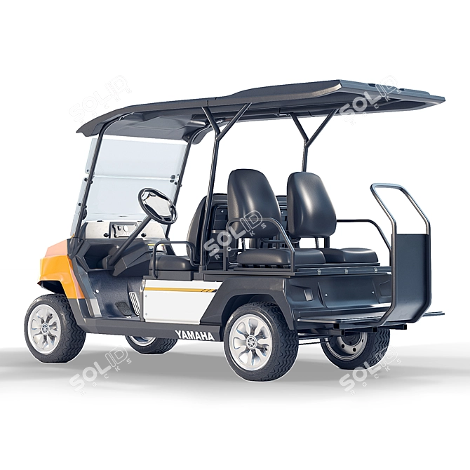 Yamaha UMAX 2X2 Golf Cart 3D model image 2