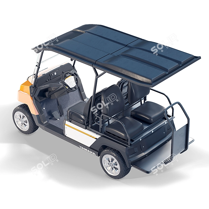 Yamaha UMAX 2X2 Golf Cart 3D model image 5