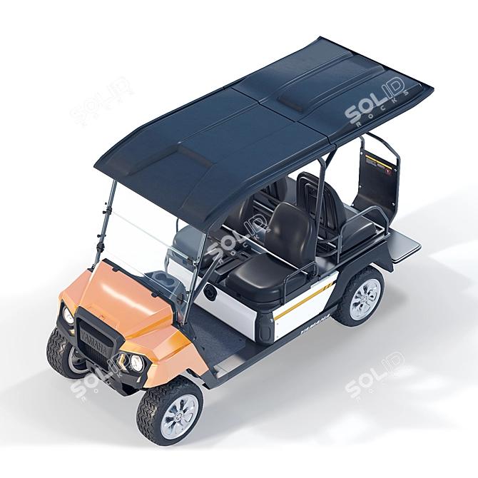 Yamaha UMAX 2X2 Golf Cart 3D model image 6