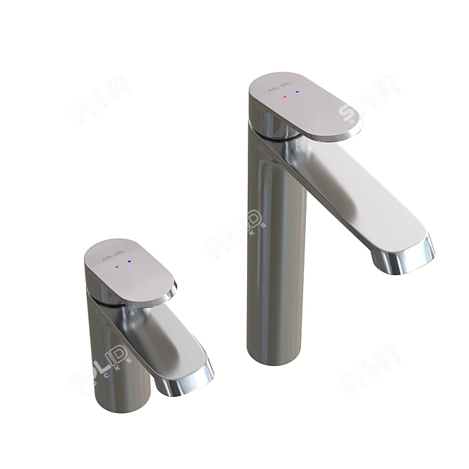 AM.PM Func Series Basin Mixer 3D model image 3