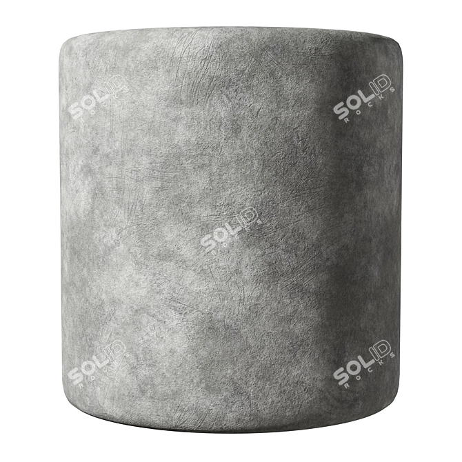 Seamless Concrete Material FMTextures 3D model image 2