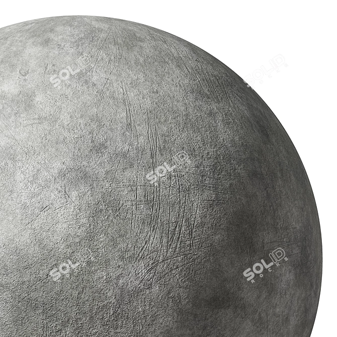 Seamless Concrete Material FMTextures 3D model image 6