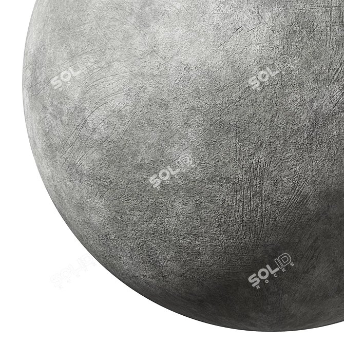 Seamless Concrete Material FMTextures 3D model image 7