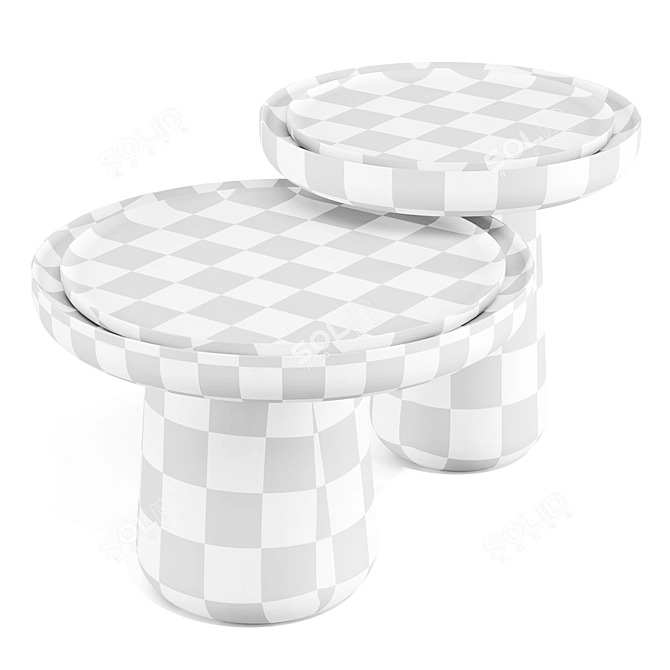 Italian Elegance: Bold Coffee Tables 3D model image 5