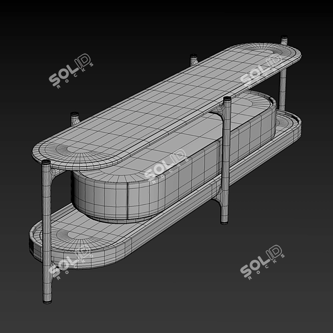 Elvemobilya TV Stand by Gogolov 3D model image 6