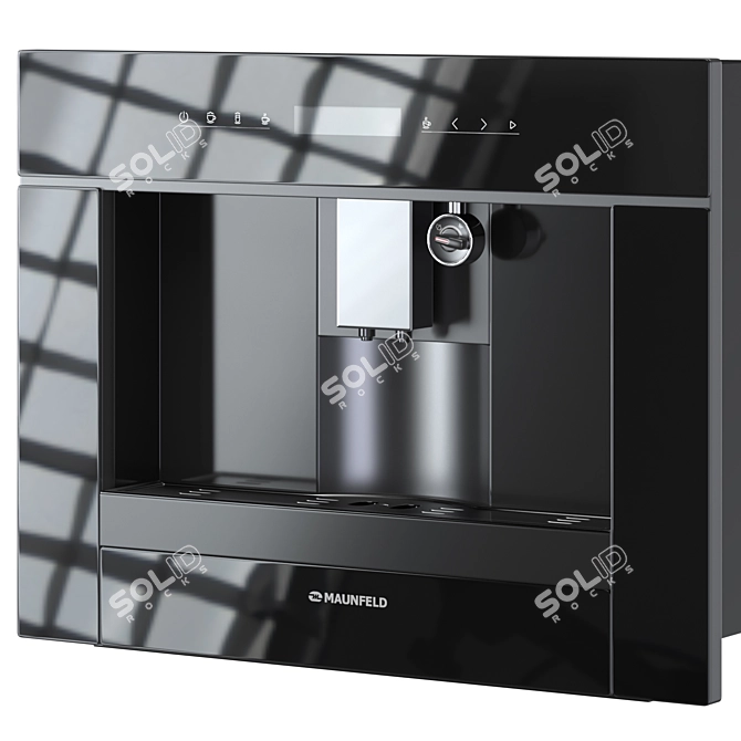 Maunfeld Built-In Oven & Coffee Maker 3D model image 2