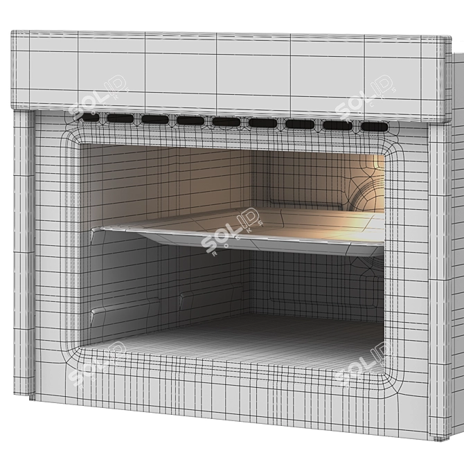 Maunfeld Built-In Oven & Coffee Maker 3D model image 5