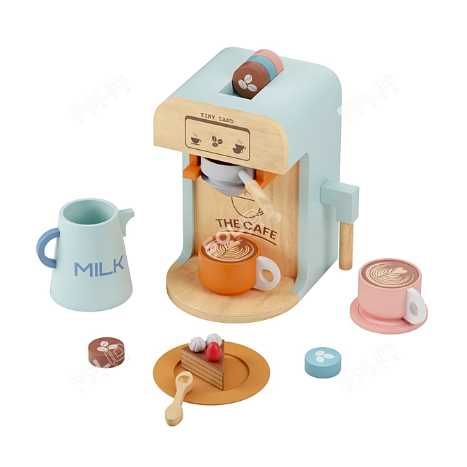 Youthful Brew Maker, Creative Design 3D model image 1