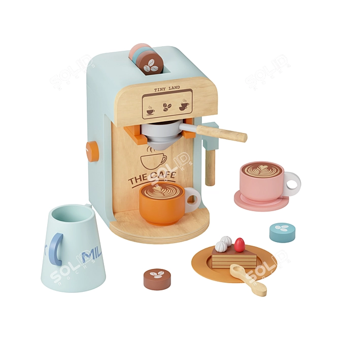 Youthful Brew Maker, Creative Design 3D model image 2