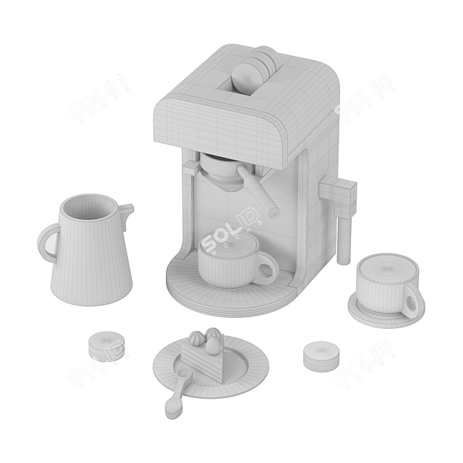 Youthful Brew Maker, Creative Design 3D model image 4