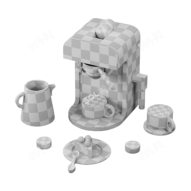 Youthful Brew Maker, Creative Design 3D model image 5