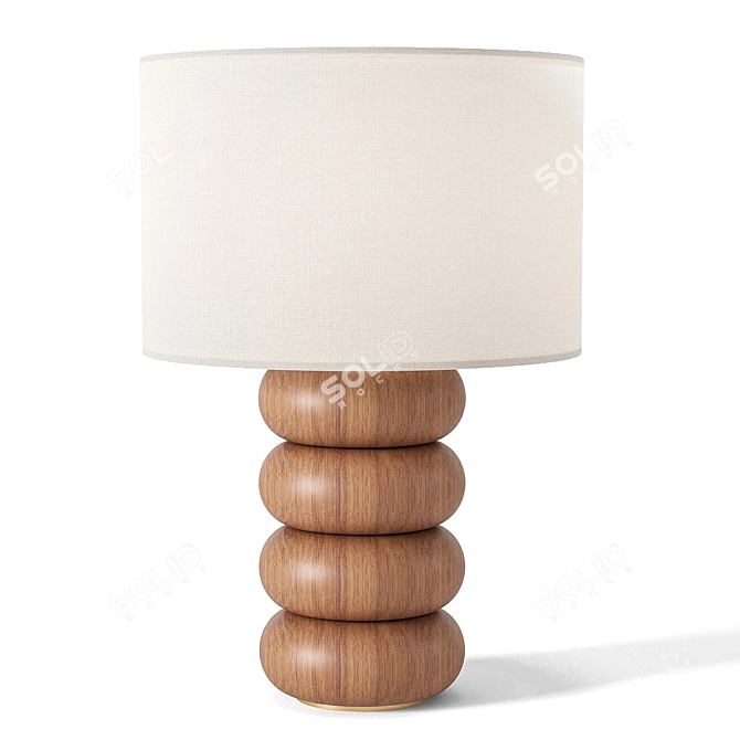 Contemporary Linus Table Lamp 3D model image 1