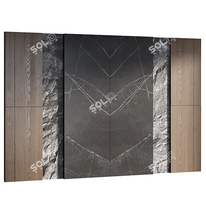 Corona 9 Wall Panel Design 3D model image 3