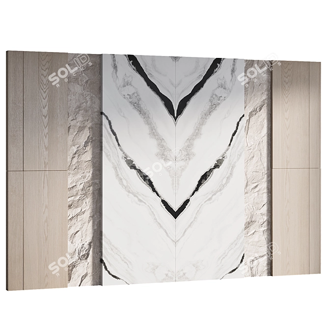 Corona 9 Wall Panel Design 3D model image 4