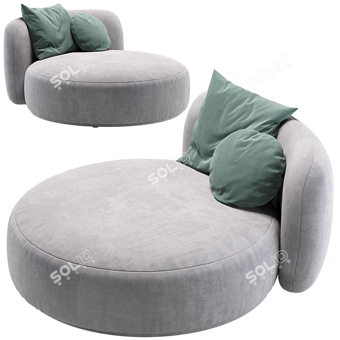 Fabro Sofa, Modern Design GUIDATA 3D model image 5