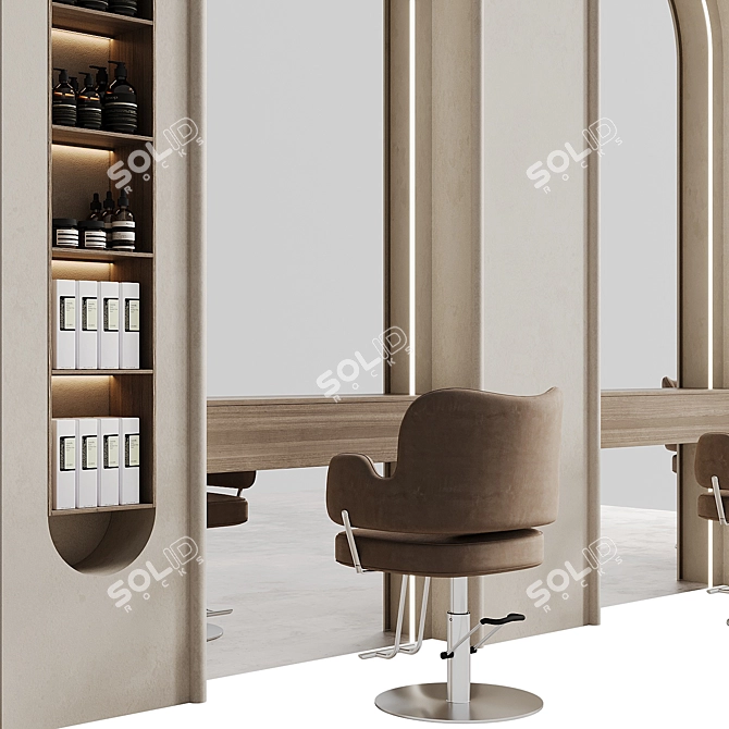 Stylish Beauty Salon Services 3D model image 2