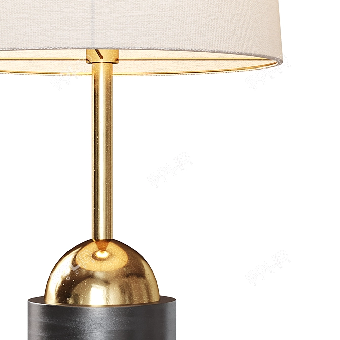 Organic Glow Table Lamp 3D model image 5