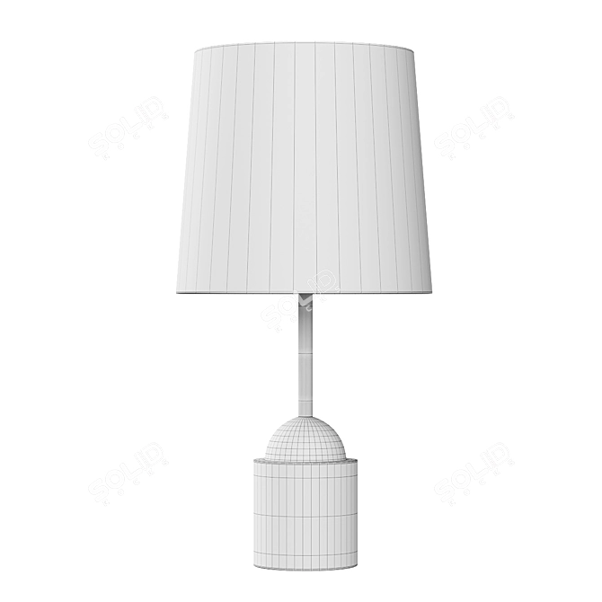 Organic Glow Table Lamp 3D model image 6