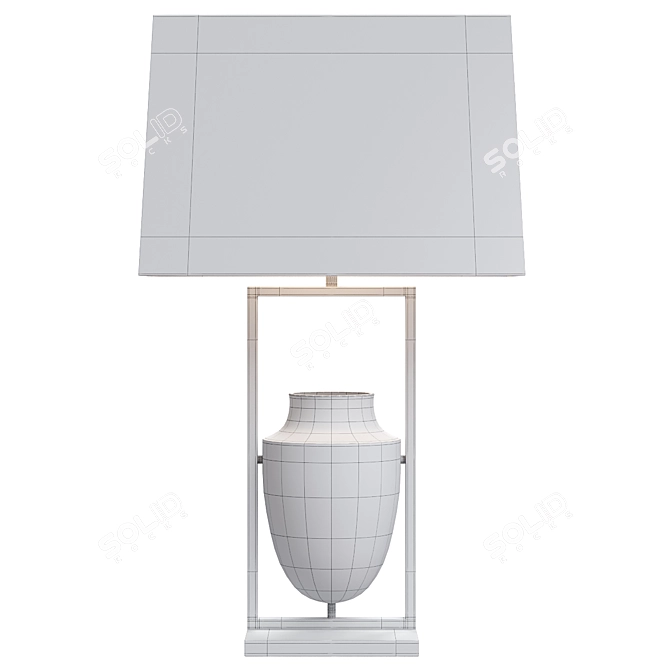 Arteriors Foundry Table Lamp 3D model image 4