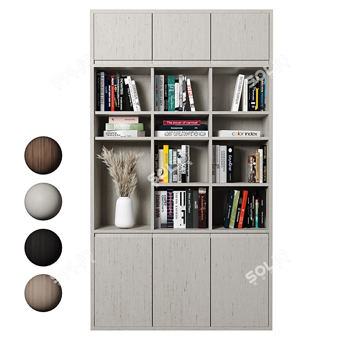 Modular Shelf Storage System 3D model image 2