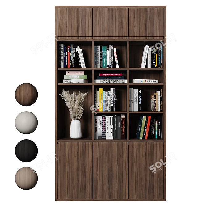 Modular Shelf Storage System 3D model image 3