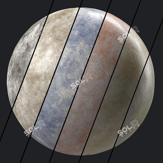 Procedural Plaster Wall Texture 3D model image 1