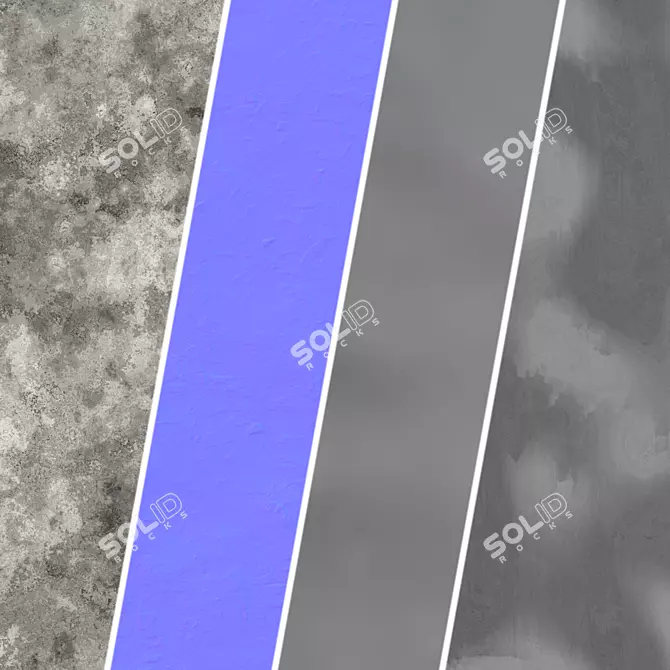 Procedural Plaster Wall Texture 3D model image 4