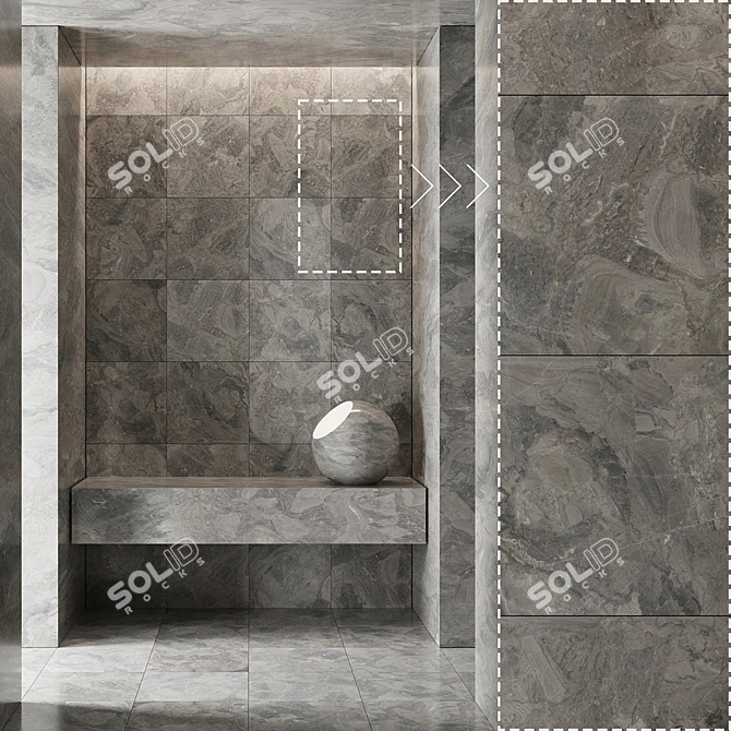 Marble Stone Texture Pack 3D model image 4