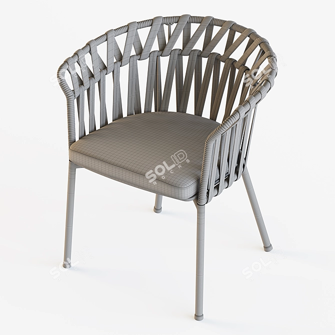 Varaschin EMMA CROSS Outdoor Chair 3D model image 8