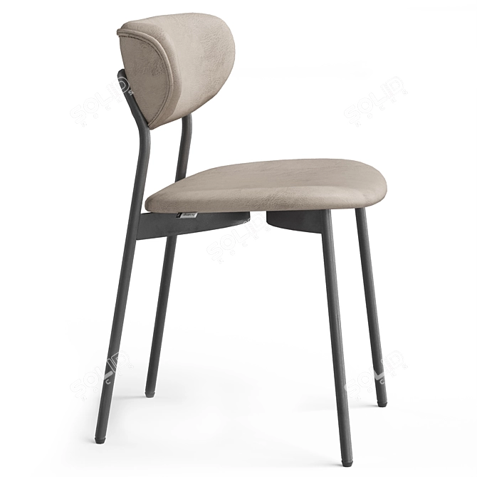 Adjustable Alex Chair in Multiple Materials 3D model image 5