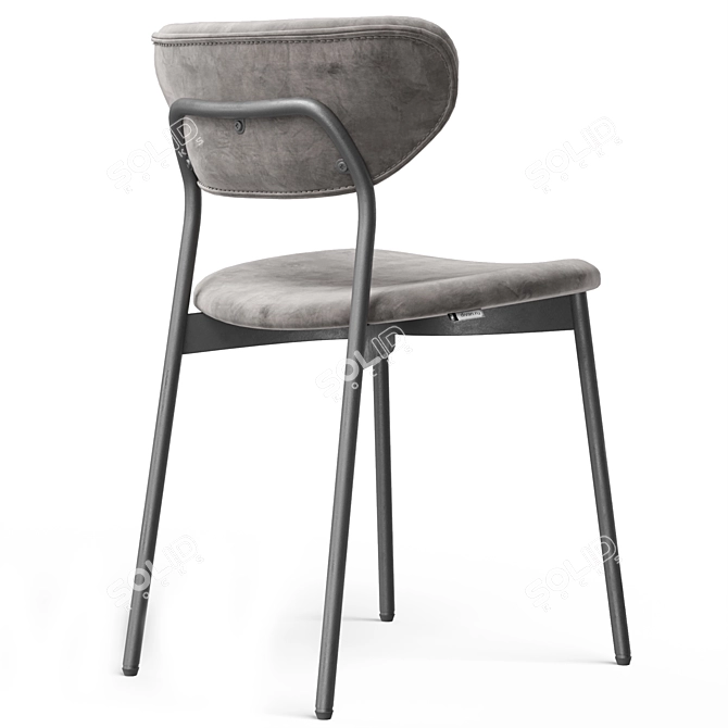 Adjustable Alex Chair in Multiple Materials 3D model image 6