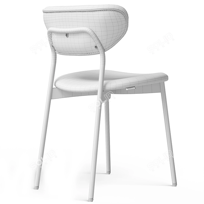 Adjustable Alex Chair in Multiple Materials 3D model image 7