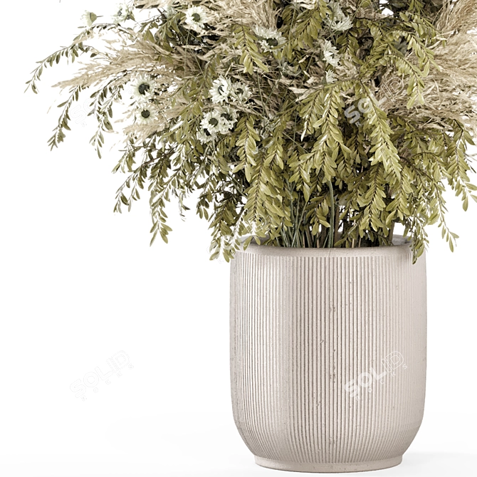 Dried Indoor Plant Bouquets Collection 3D model image 3