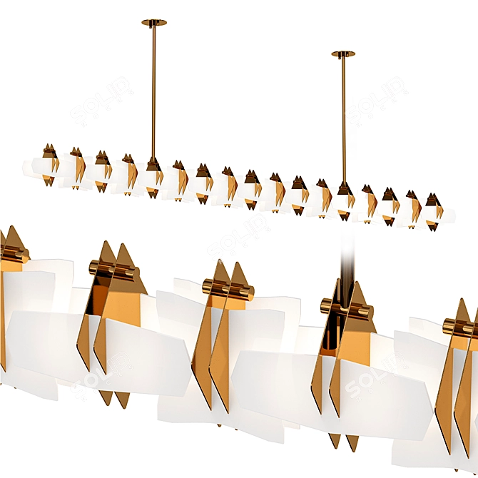 Sleek Covenant Linear 3D Model 3D model image 1