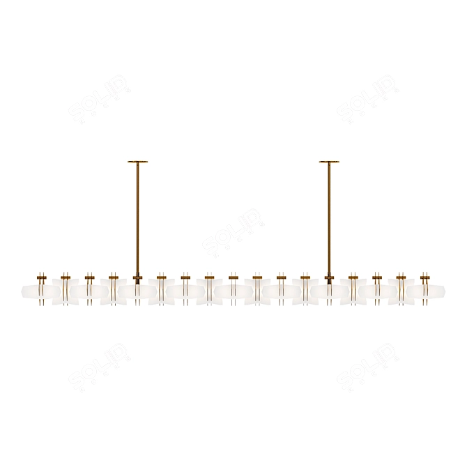 Sleek Covenant Linear 3D Model 3D model image 2