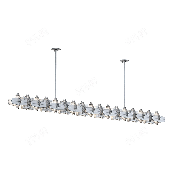 Sleek Covenant Linear 3D Model 3D model image 3