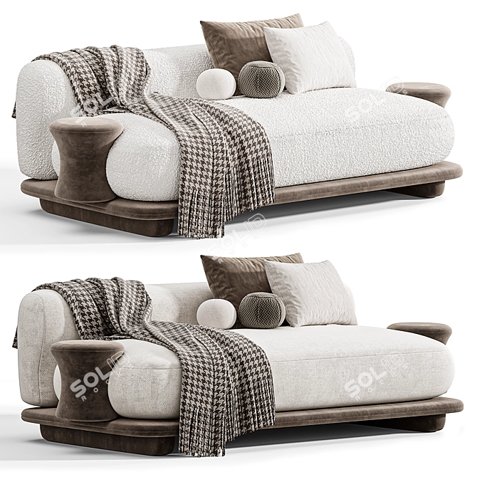 Modern Busnelli Grumetto 03 Sofa 3D model image 2