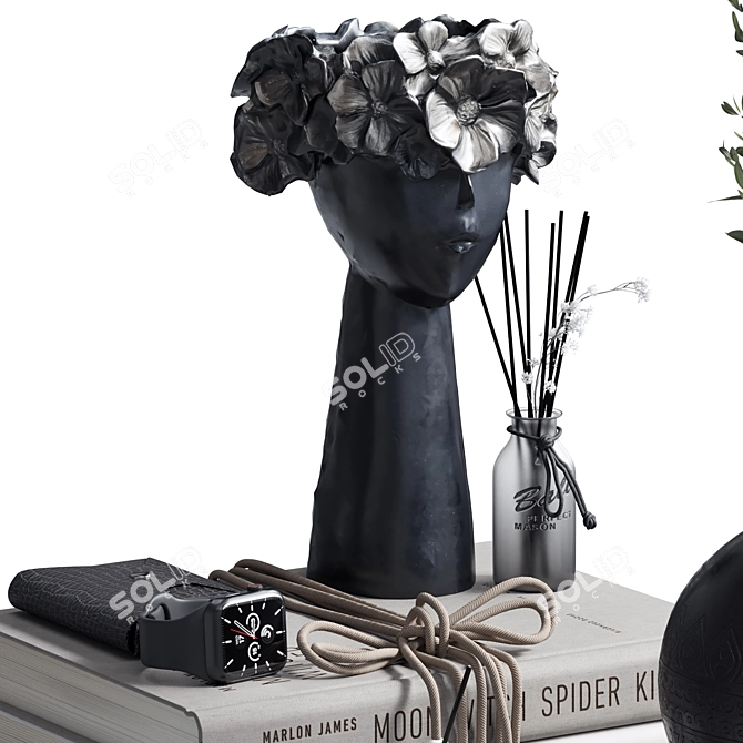 Elegant Decor Set 58 3D model image 3