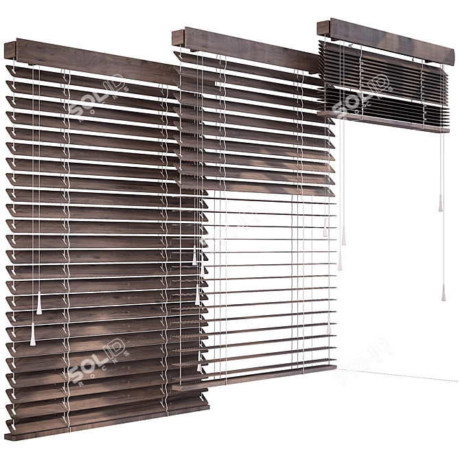 Blinds 11: Vintage Window Decor 3D model image 2