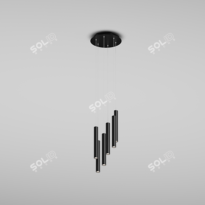 Cascade Pendant Light HOKASU PL14 3D model image 1