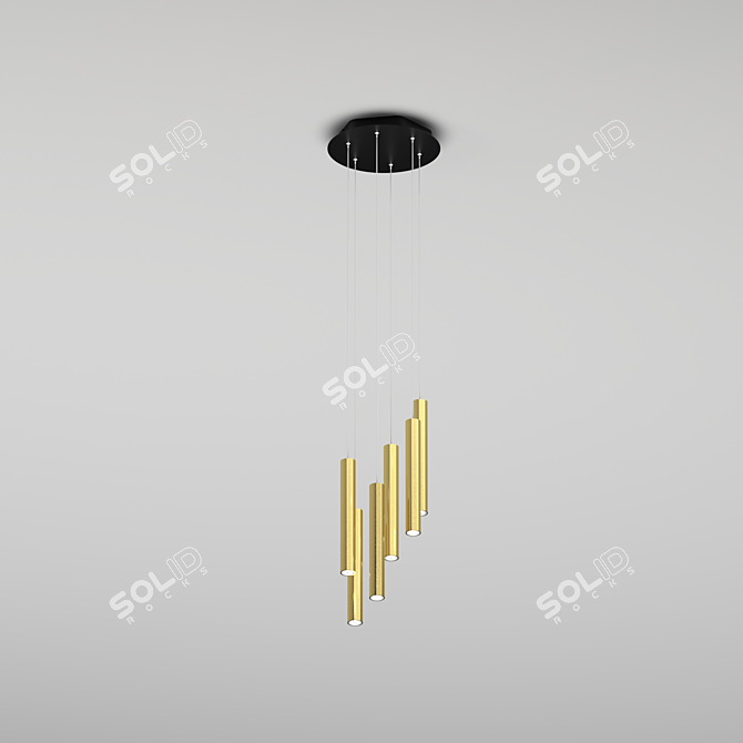 Cascade Pendant Light HOKASU PL14 3D model image 4