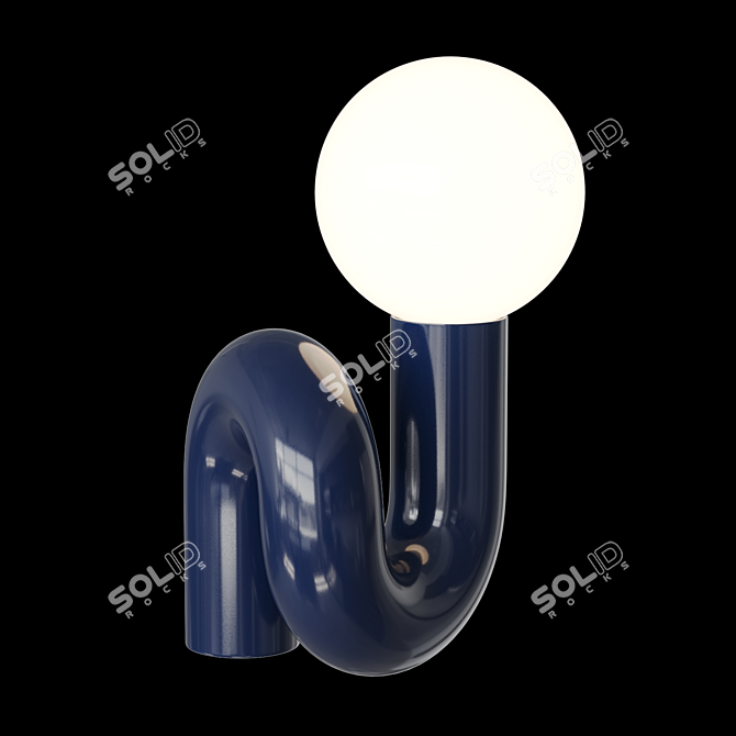 Modern Cozy Corner Table Lamp 3D model image 2